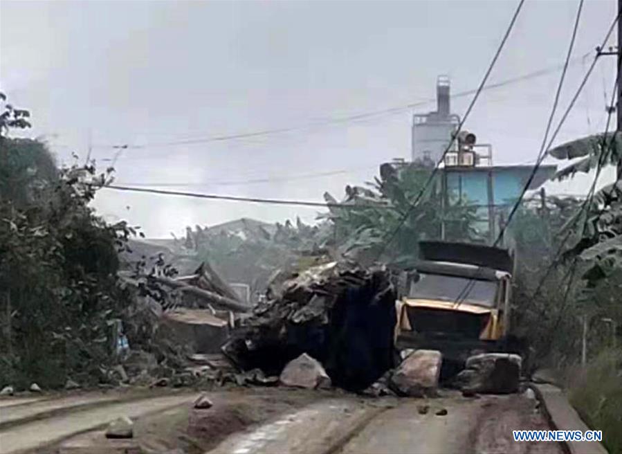 (SPOT NEWS) CHINA-GUANGXI-EARTHQUAKE (CN)