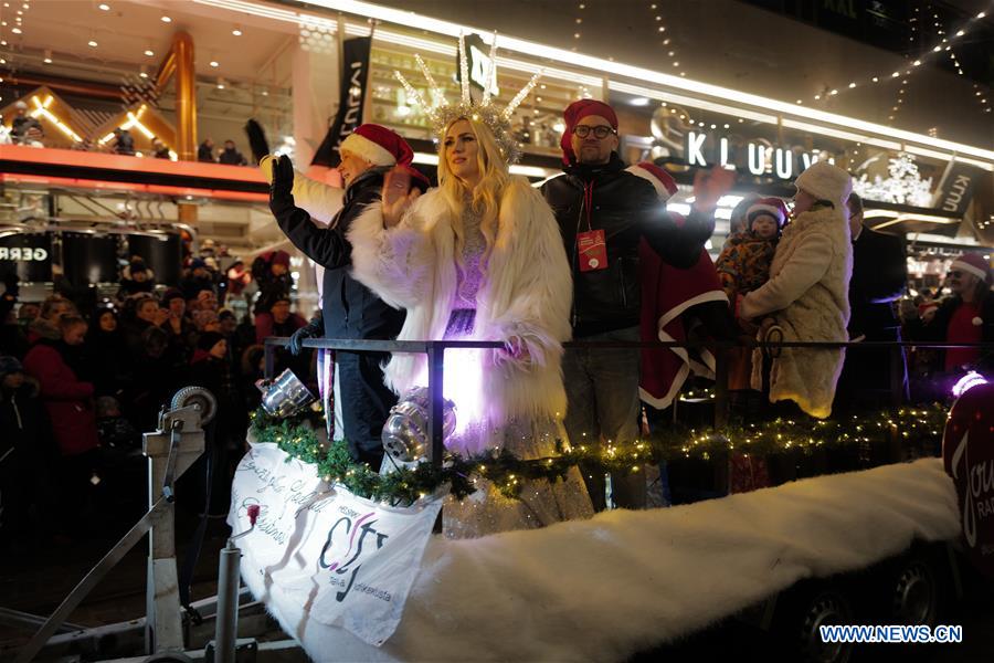 FINLAND-HELSINKI-CHRISTMAS SEASON-LIGHTS
