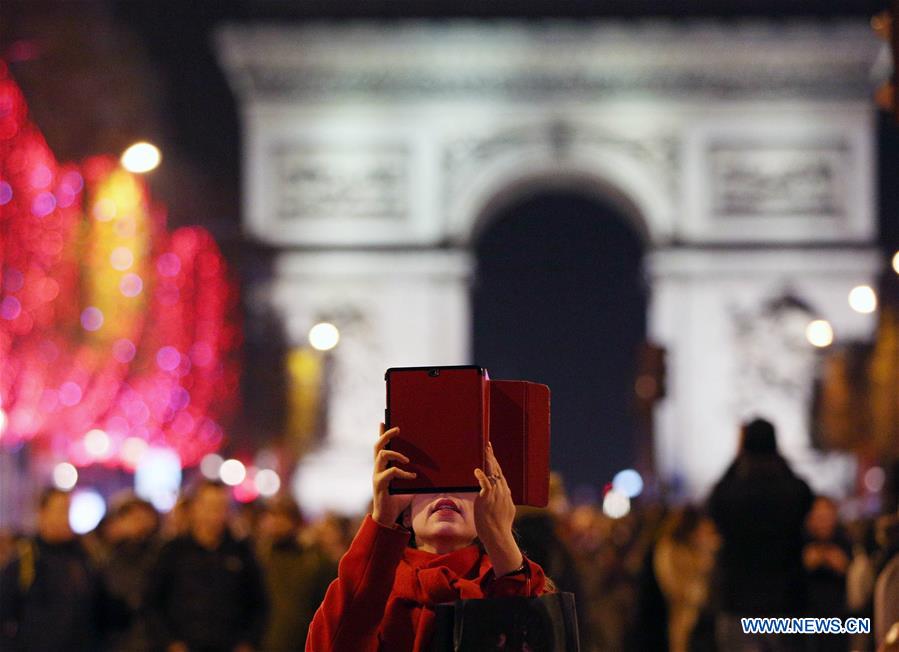 FRANCE-PARIS-CHAMPS-ELYSEES-CHRISTMAS ILLUMINATIONS