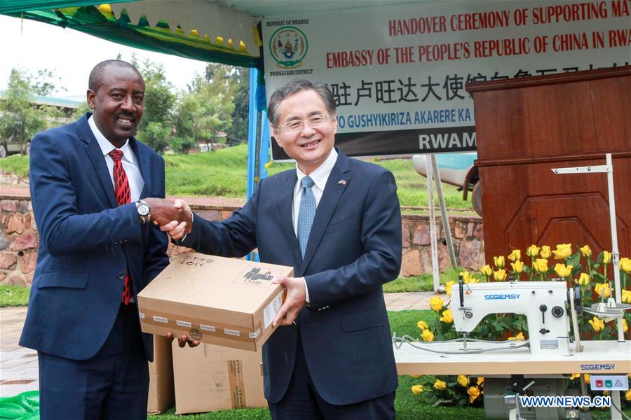 RWANDA-RWAMAGANA-CHINA-DONATION-HANDOVER CEREMONY