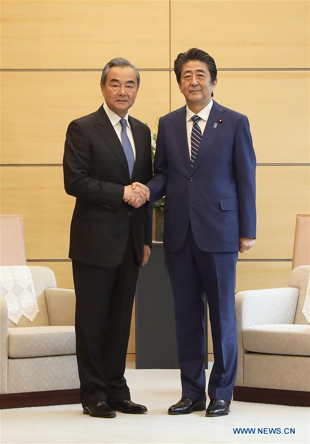 JAPAN-TOKYO-CHINA-WANG YI-SHINZO ABE-MEETING