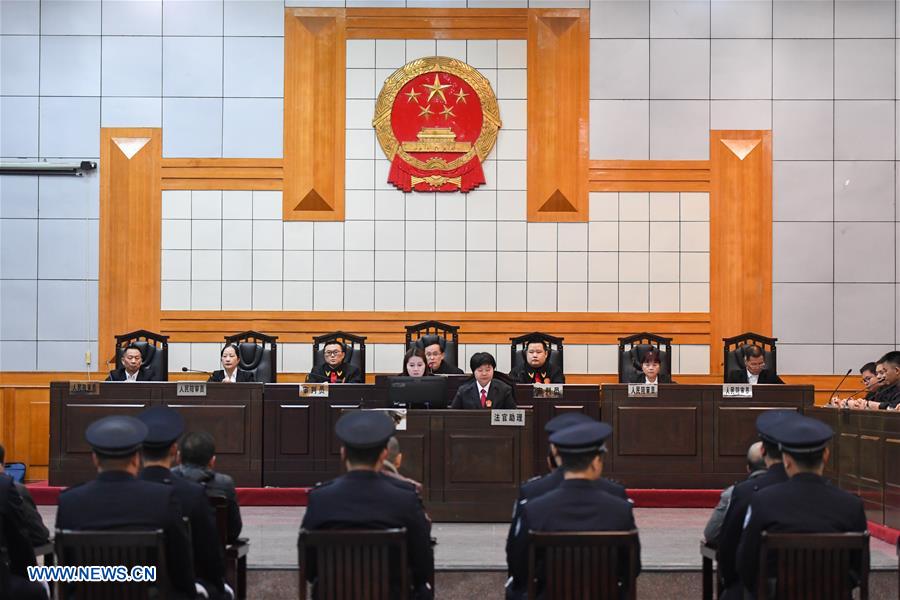 CHINA-HUNAN-MAFIA-STYLE-GANG-SENTENCE (CN)