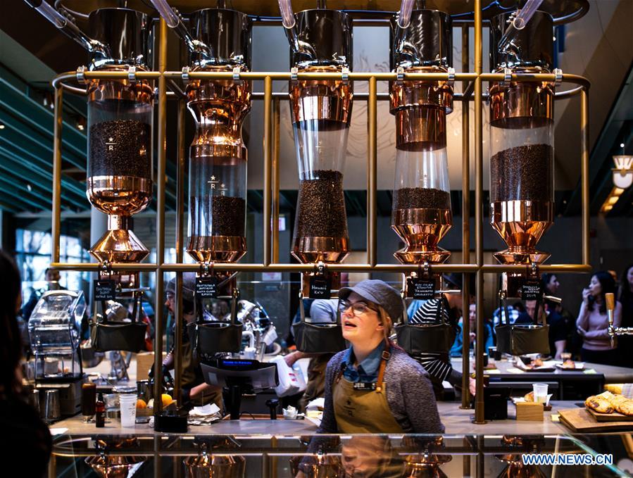 U.S.-CHICAGO-STARBUCKS RESERVE ROASTERY