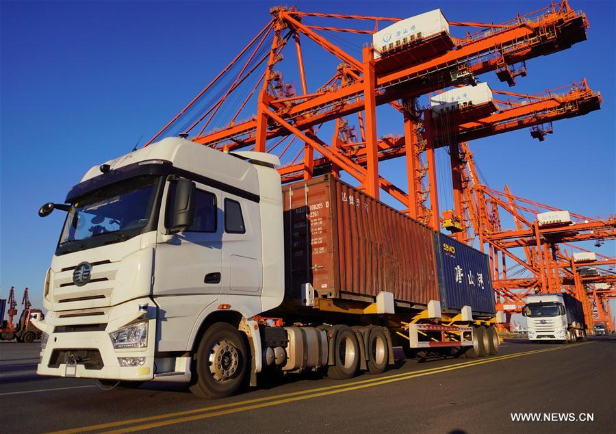 CHINA-HEBEI-TANGSHAN-UNMANNED CONTAINER TRUCK (CN)