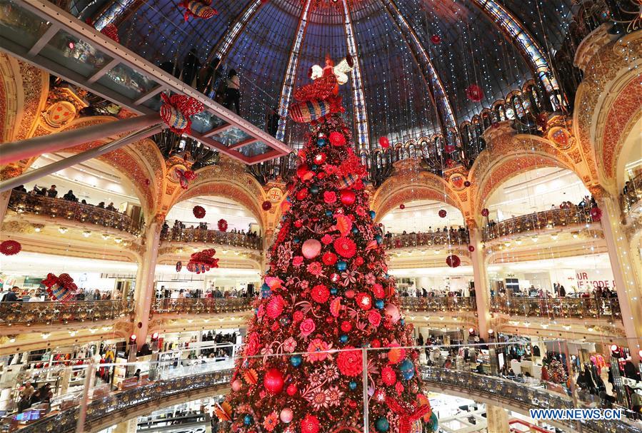 FRANCE-PARIS-CHRISTMAS DECORATIONS