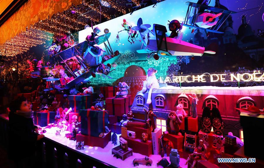 FRANCE-PARIS-CHRISTMAS DECORATIONS