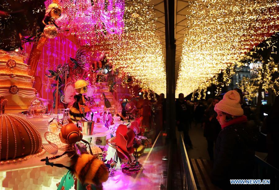 FRANCE-PARIS-CHRISTMAS DECORATIONS