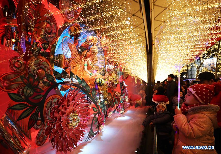 FRANCE-PARIS-CHRISTMAS DECORATIONS