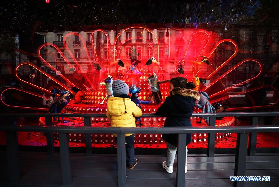 FRANCE-PARIS-CHRISTMAS DECORATIONS