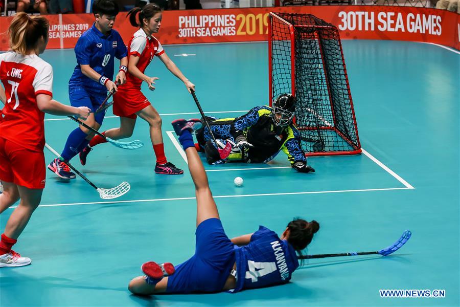 (SP)THAILAND-QUEZON CITY-WOMEN'S FLOORBALL-30TH SEA GAMES
