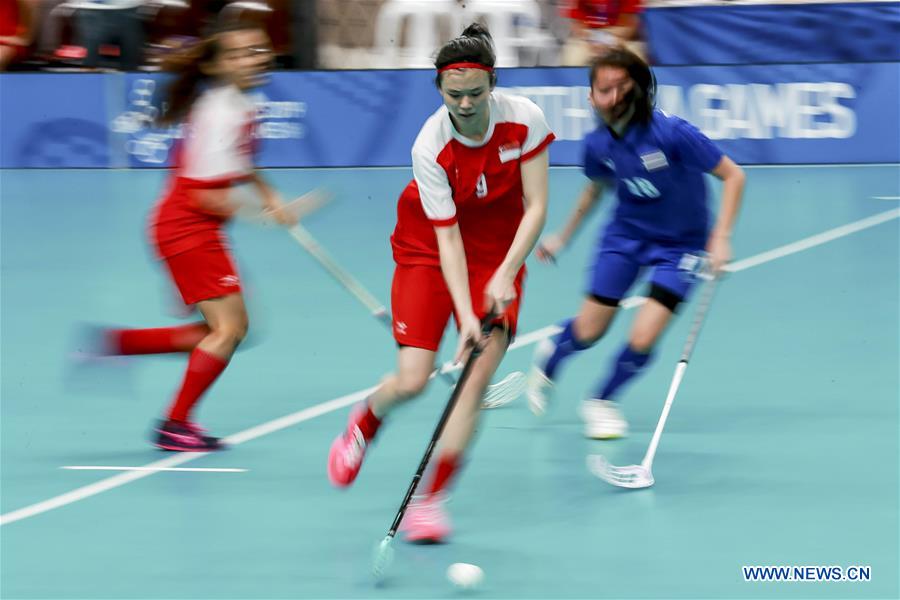 (SP)THAILAND-QUEZON CITY-WOMEN'S FLOORBALL-30TH SEA GAMES