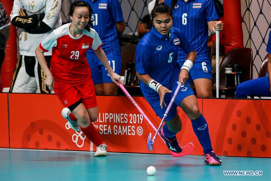 (SP)THAILAND-QUEZON CITY-WOMEN'S FLOORBALL-30TH SEA GAMES