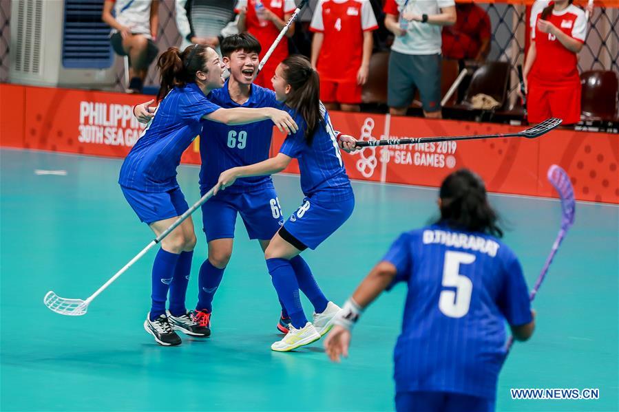 (SP)THAILAND-QUEZON CITY-WOMEN'S FLOORBALL-30TH SEA GAMES
