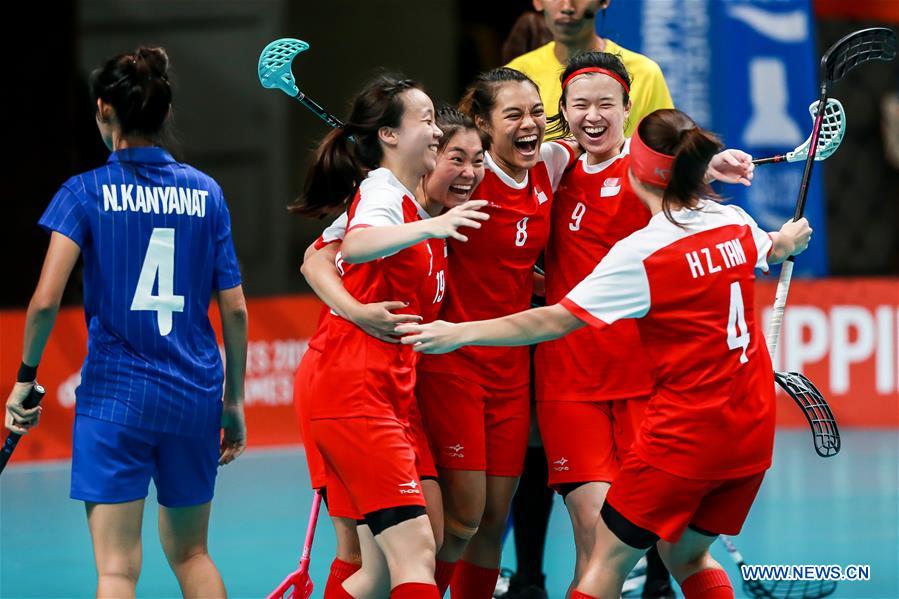 (SP)THAILAND-QUEZON CITY-WOMEN'S FLOORBALL-30TH SEA GAMES