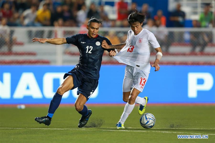 (SP)PHILIPPINES-MANILA-SOCCER-30TH SEA GAMES-MYANMAR VS PHILIPPINES