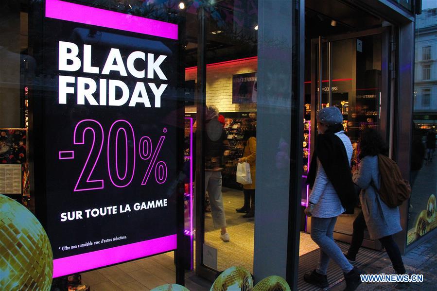 BELGIUM-BRUSSELS-BLACK FRIDAY-PREPARATION