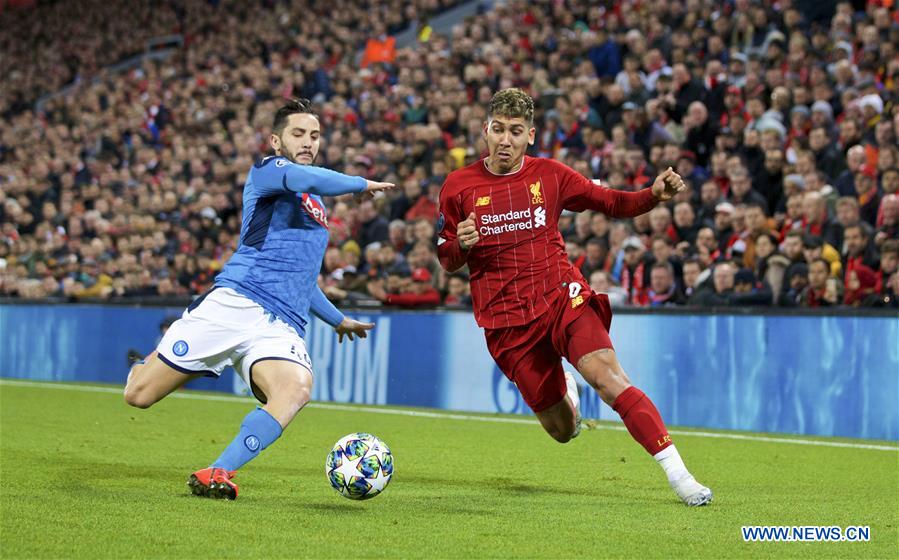 (SP) BRITAIN-LIVERPOOL-FOOTBALL-UEFA CHAMPIONS LEAGUE-LIVERPOOL VS NAPOLI