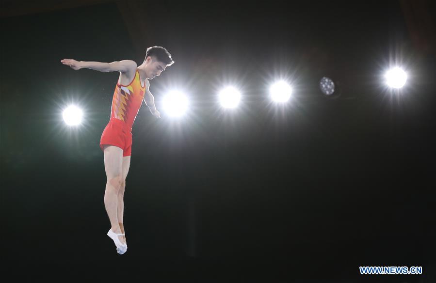 (SP)JAPAN-TOKYO-TRAMPOLINE-WORLD CHAMPIONSHIPS-MEN'S TRAMPOLINE TEAM FINAL