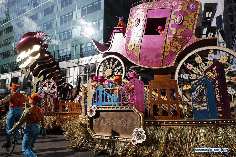 Highlights Of 2019 Macy S Thanksgiving Day Parade In New York Xinhua English News Cn