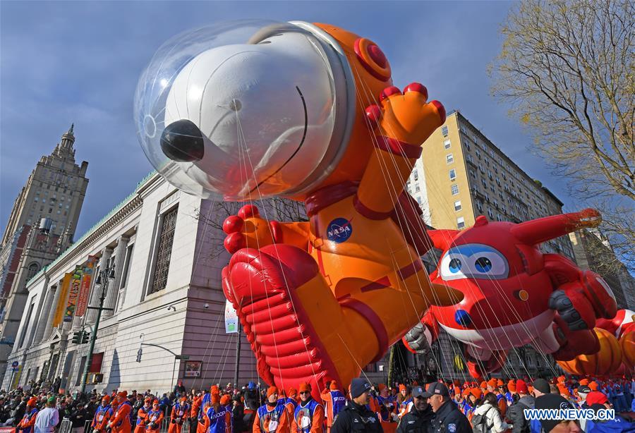 Highlights Of 2019 Macy S Thanksgiving Day Parade In New York Xinhua English News Cn
