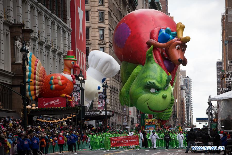 Highlights Of 2019 Macy S Thanksgiving Day Parade In New York Xinhua English News Cn
