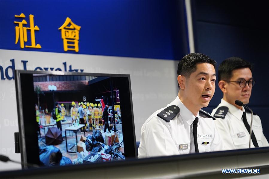 CHINA-HONG KONG-POLICE-PRESS BRIEFING(CN)