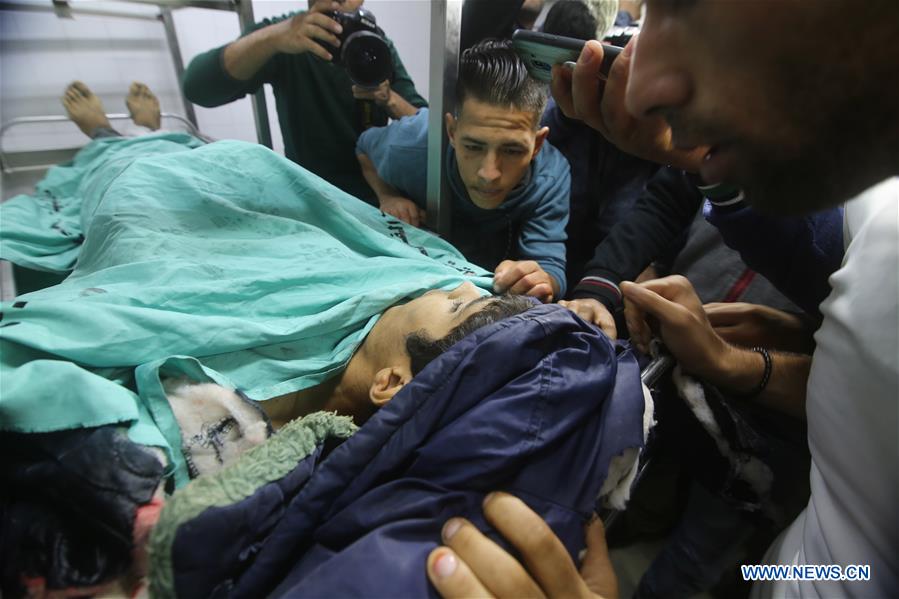 MIDEAST-GAZA-PALESTINIAN TEEN-GUNFIRE-KILLING