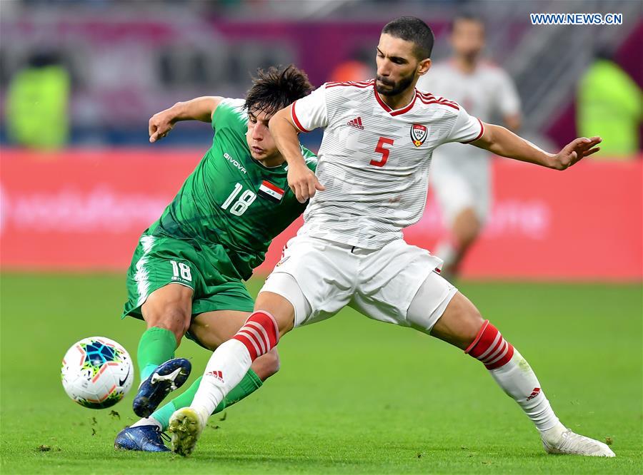 (SP)QATAR-DOHA-FOOTBALL-ARABIAN GULF CUP-IRAQ VS UAE