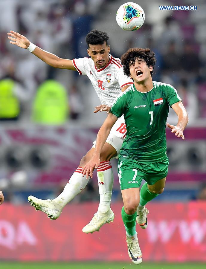 (SP)QATAR-DOHA-FOOTBALL-ARABIAN GULF CUP-IRAQ VS UAE