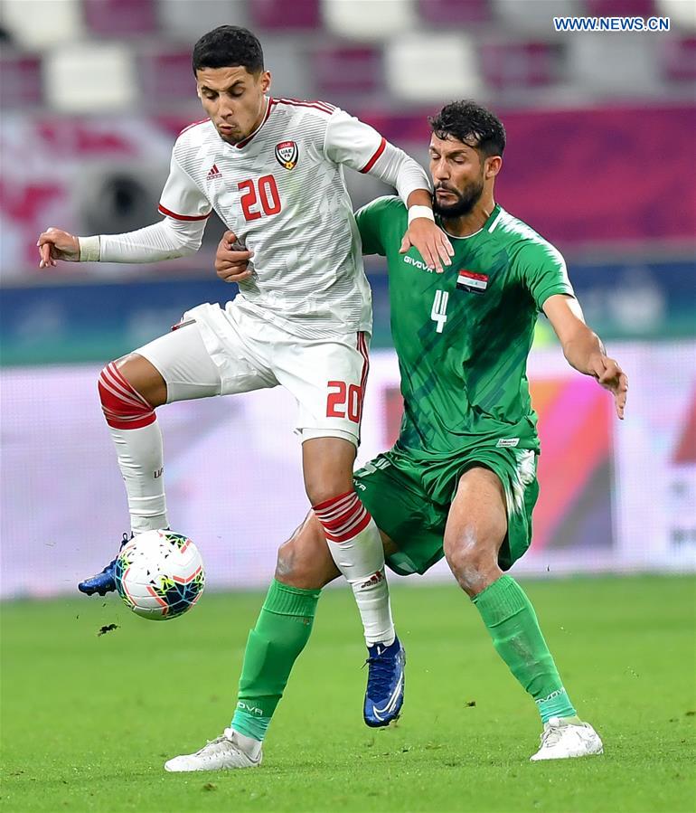 (SP)QATAR-DOHA-FOOTBALL-ARABIAN GULF CUP-IRAQ VS UAE
