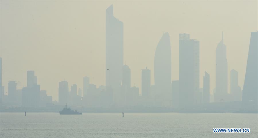 KUWAIT-KUWAIT CITY-HEAVY FOG