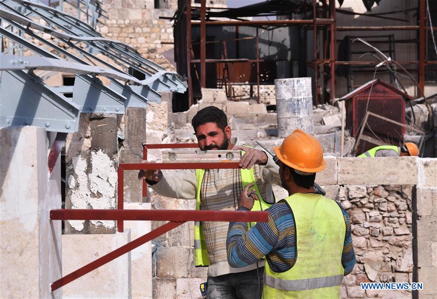 SYRIA-ALEPPO-RECONSTRUCTION-PROCESS