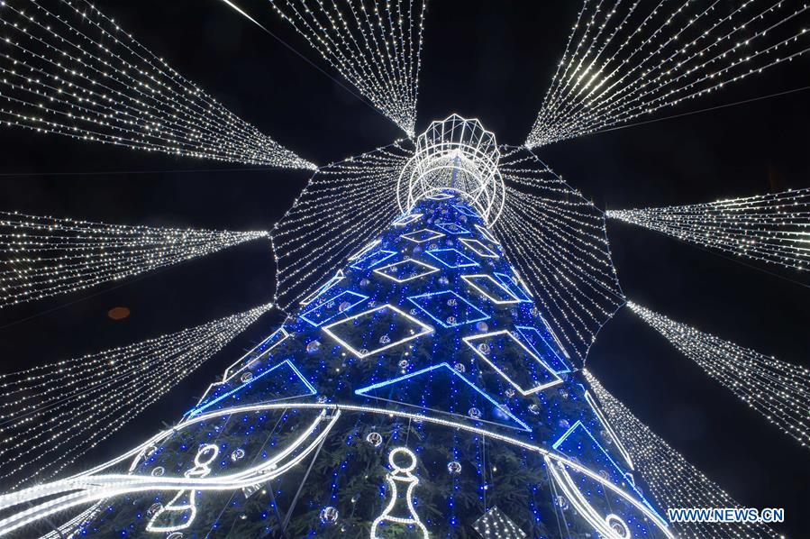 LITHUANIA-VILNIUS-CHRISTMAS TREE-LIGHTING