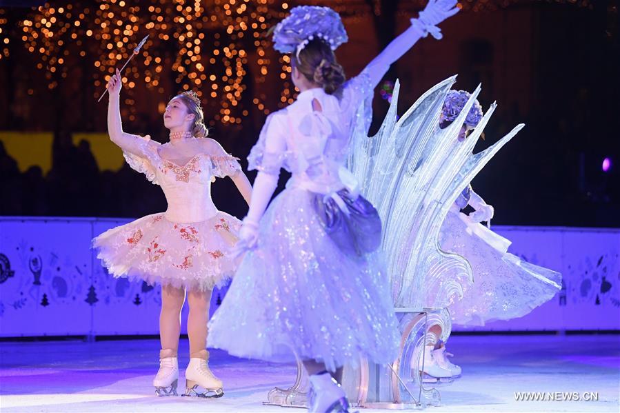 CROATIA-ZAGREB-ADVENT-ICE PARK