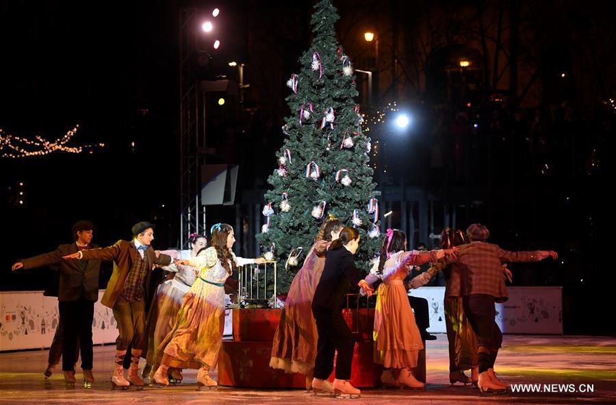 CROATIA-ZAGREB-ADVENT-ICE PARK