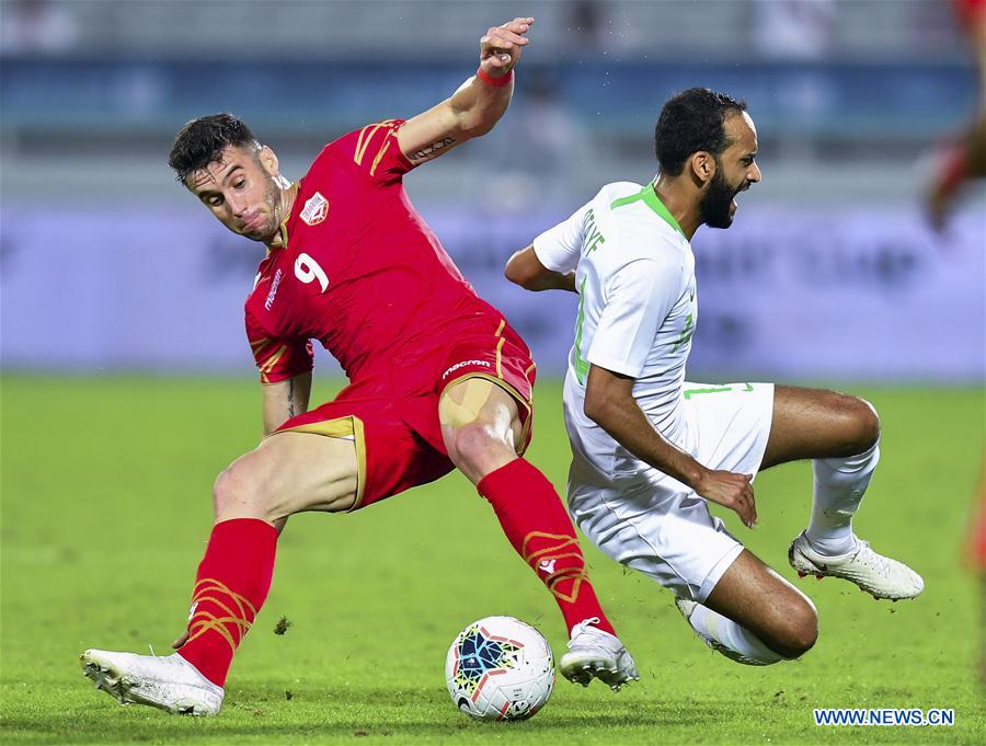 (SP)QATAR-DOHA-FOOTBALL-ARABIAN GULF CUP-BAHRAIN VS SAUDI ARABIA
