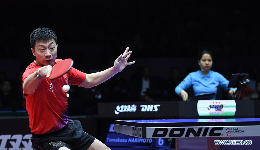 (SP)CHINA-CHENGDU-TABLE TENNIS-ITTF MEN'S WORLD CUP-SEMIFINAL
