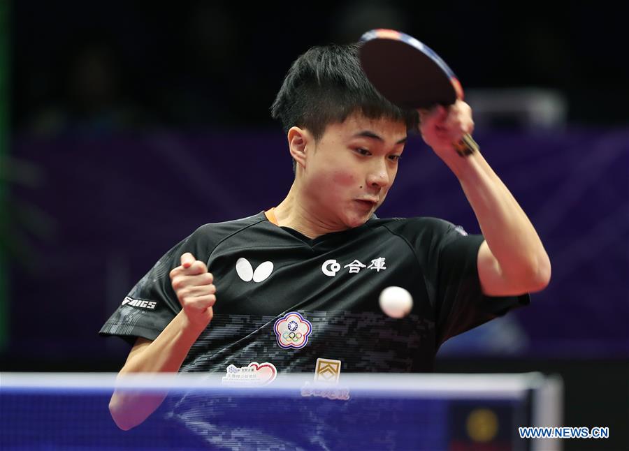 (SP)CHINA-CHENGDU-TABLE TENNIS-ITTF MEN'S WORLD CUP-SEMIFINAL