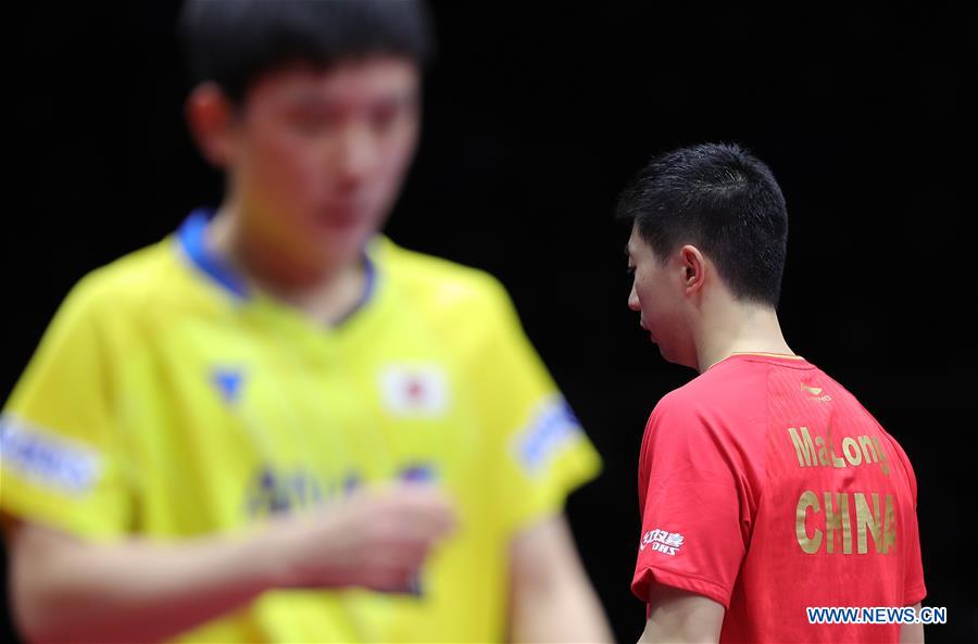 (SP)CHINA-CHENGDU-TABLE TENNIS-ITTF MEN'S WORLD CUP-SEMIFINAL