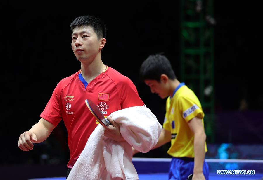(SP)CHINA-CHENGDU-TABLE TENNIS-ITTF MEN'S WORLD CUP-SEMIFINAL