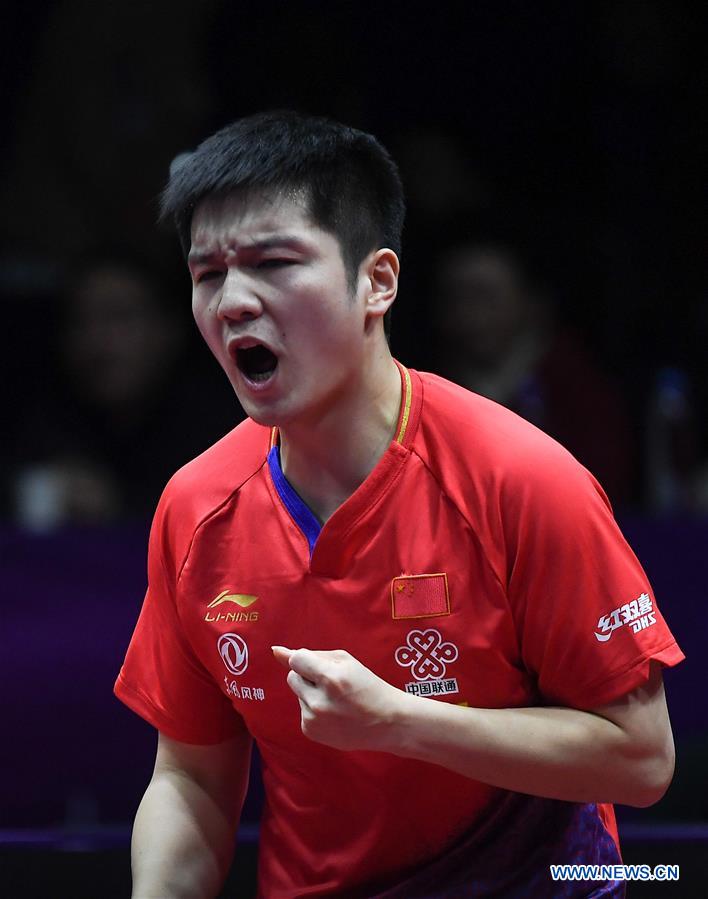 (SP)CHINA-CHENGDU-TABLE TENNIS-ITTF MEN'S WORLD CUP-SEMIFINAL
