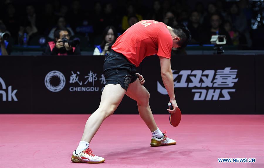 (SP)CHINA-CHENGDU-TABLE TENNIS-ITTF MEN'S WORLD CUP-SEMIFINAL