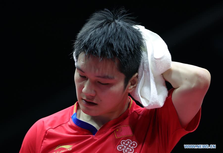 (SP)CHINA-CHENGDU-TABLE TENNIS-ITTF MEN'S WORLD CUP-SEMIFINAL