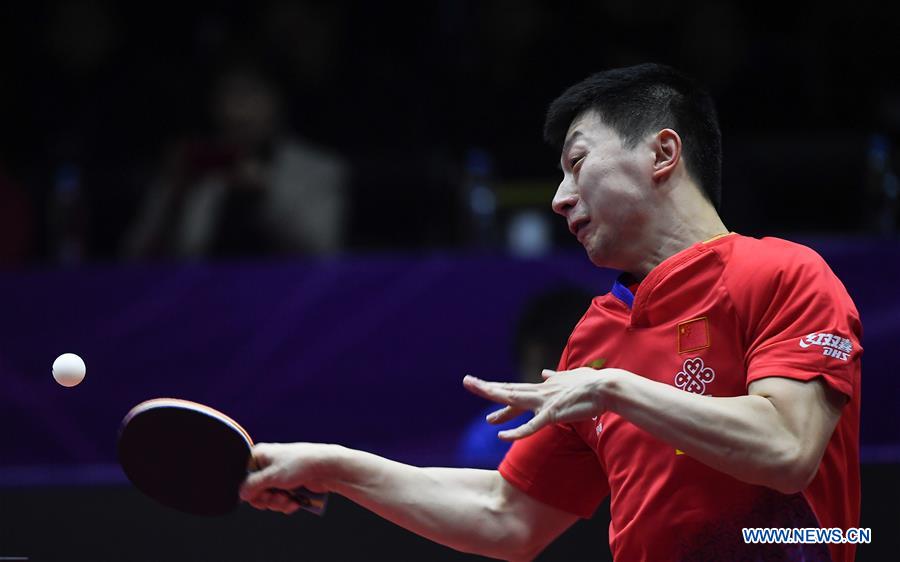 (SP)CHINA-CHENGDU-TABLE TENNIS-ITTF MEN'S WORLD CUP-SEMIFINAL