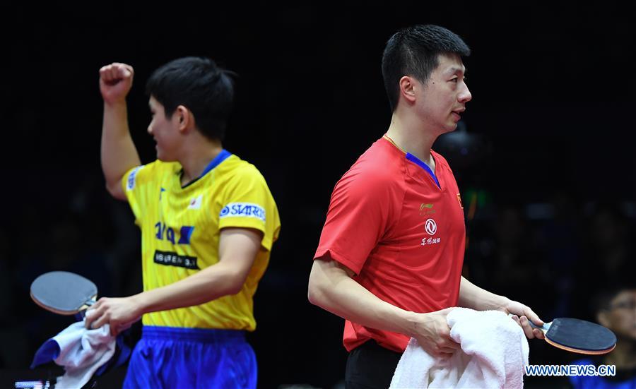 (SP)CHINA-CHENGDU-TABLE TENNIS-ITTF MEN'S WORLD CUP-SEMIFINAL