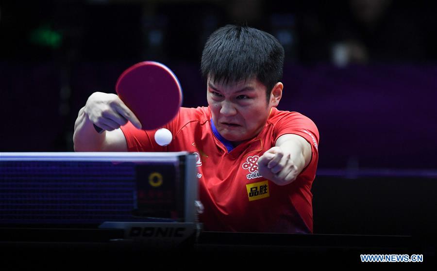 (SP)CHINA-CHENGDU-TABLE TENNIS-ITTF MEN'S WORLD CUP-SEMIFINAL