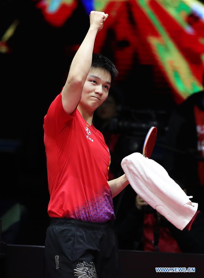 (SP)CHINA-CHENGDU-TABLE TENNIS-ITTF MEN'S WORLD CUP-FINAL(CN)