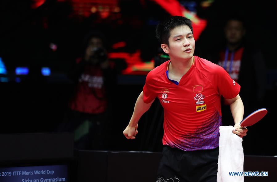 (SP)CHINA-CHENGDU-TABLE TENNIS-ITTF MEN'S WORLD CUP-FINAL(CN)