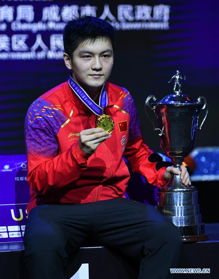 (SP)CHINA-CHENGDU-TABLE TENNIS-ITTF MEN'S WORLD CUP-FINAL(CN)