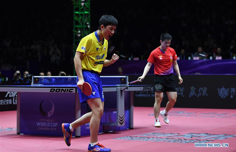 (SP)CHINA-CHENGDU-TABLE TENNIS-ITTF MEN'S WORLD CUP-FINAL(CN)